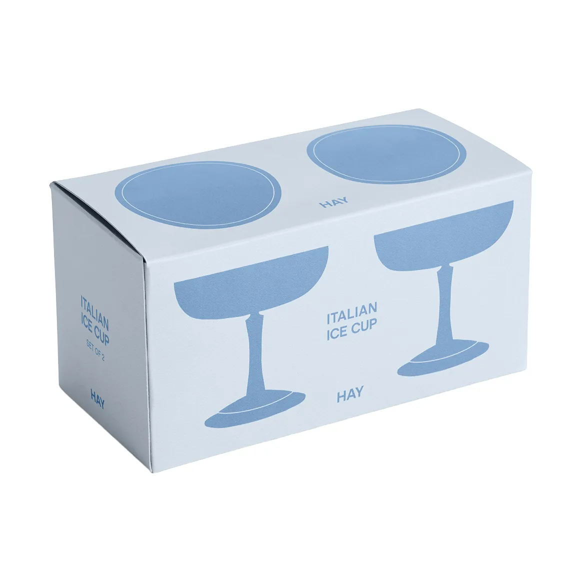 Tigela de sobremesa Italian Ice Cup, aço inoxidável HAY