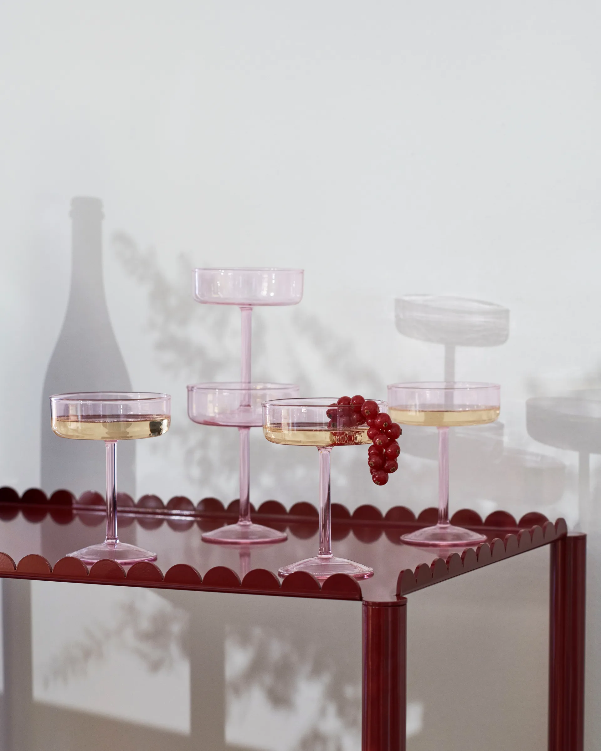 Tint copo de coquetéis 20 cl 2 unidades, Rosa  HAY