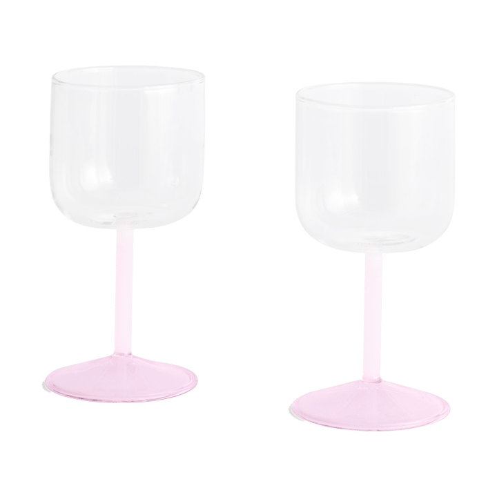 Tint copo de vinho 25 cl 2 unidades - Claro-rosa jade claro-rosa claro - HAY