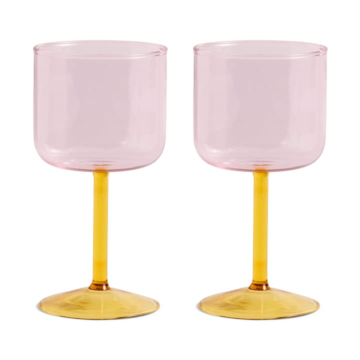Tint copo de vinho 25 cl 2 unidades - Pink-yellow - HAY
