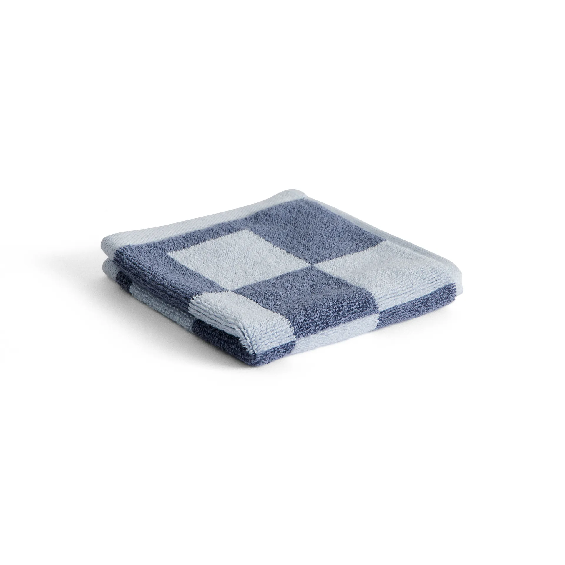 Toalha Check 30x30 cm, Steel blue HAY