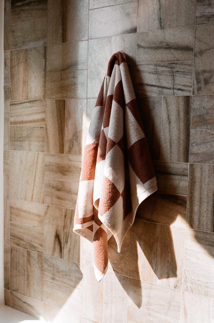 Toalha Check 50x100 cm, Cappuccino HAY