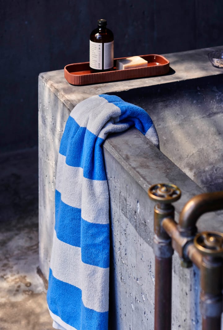Toalha Frotté Stripe 50x100 cm - Azul - HAY