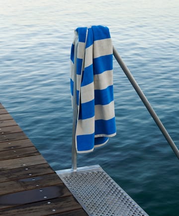 Toalha Frotté Stripe 50x100 cm - Azul - HAY