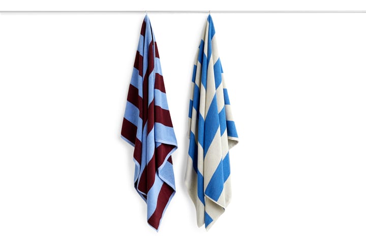 Toalha Frotté Stripe 50x100 cm - Azul - HAY