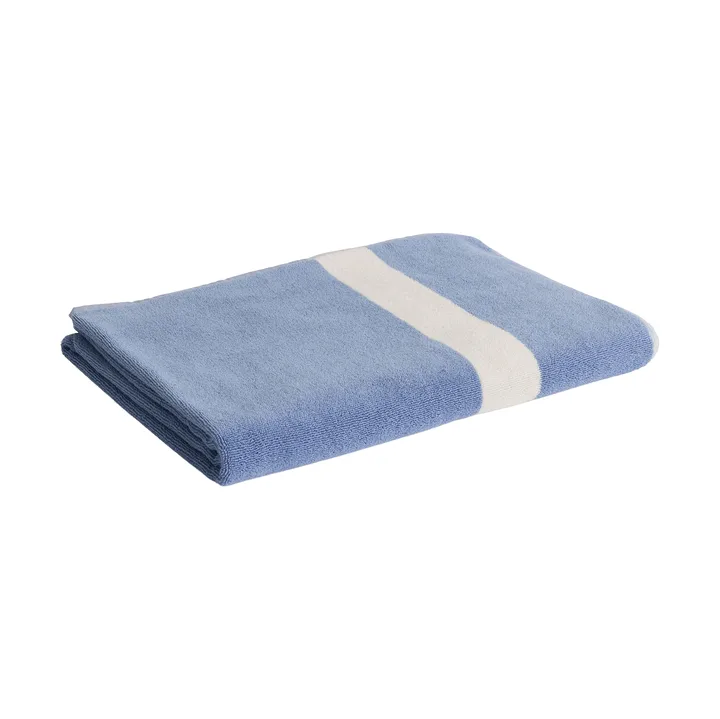 Toalha Stripe - Azul dusty, 100x150 cm - HAY