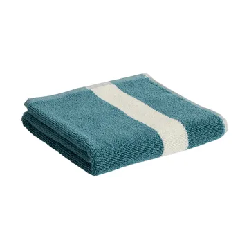 Toalha Stripe - Azul petróleo, 40x60 cm - HAY
