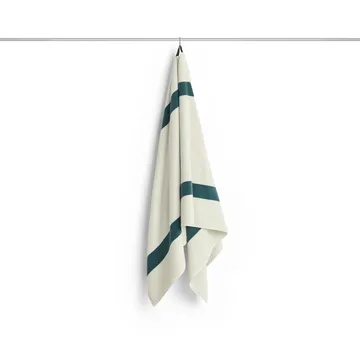 Toalha Stripe - Azul petróleo, 70x140 cm - HAY