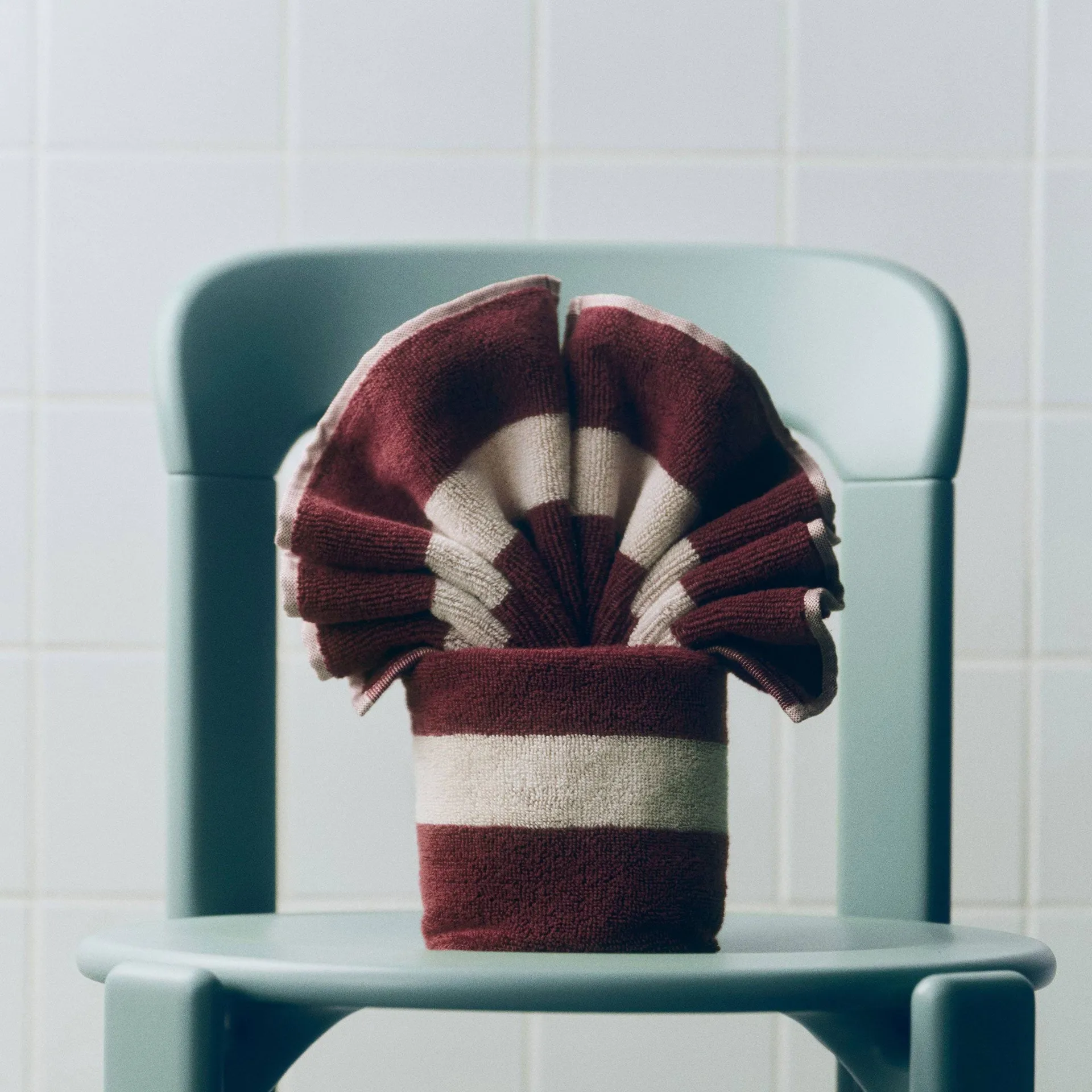 Toalha Stripe, Burgundy, 40x60 cm HAY