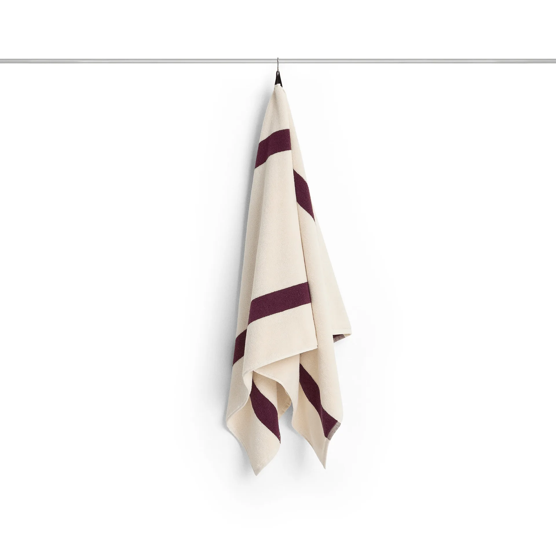 Toalha Stripe, Burgundy, 70x140 cm HAY