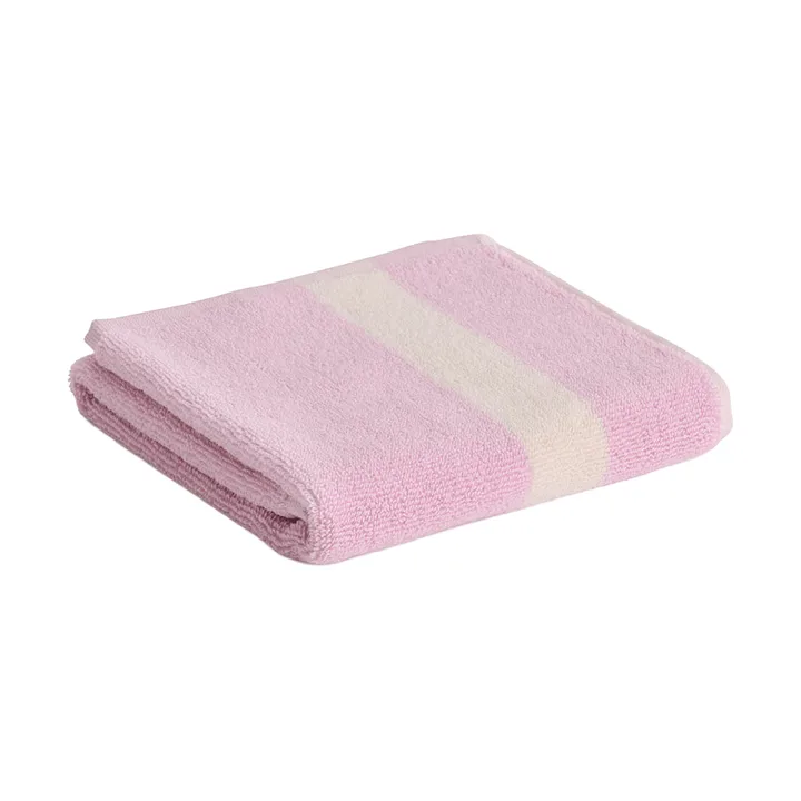 Toalha Stripe - Cool pink, 40x60 cm - HAY