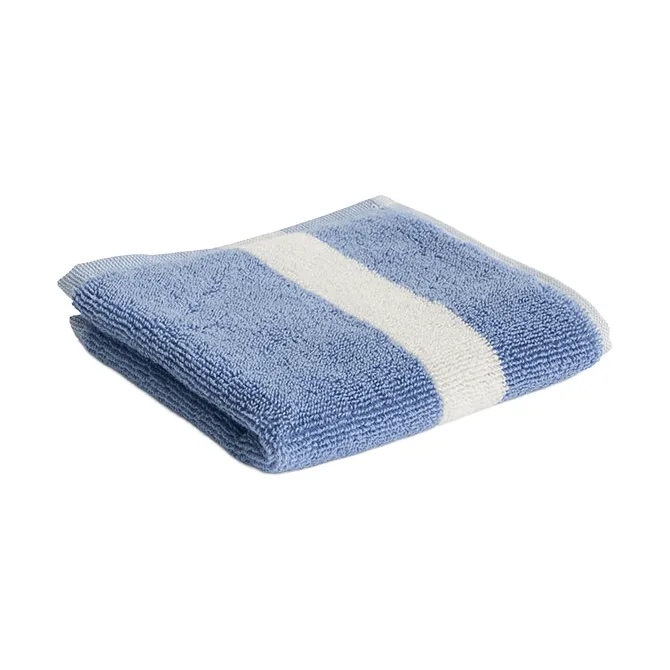 Toalha Stripe - Dusty blue, 30x30 cm - HAY