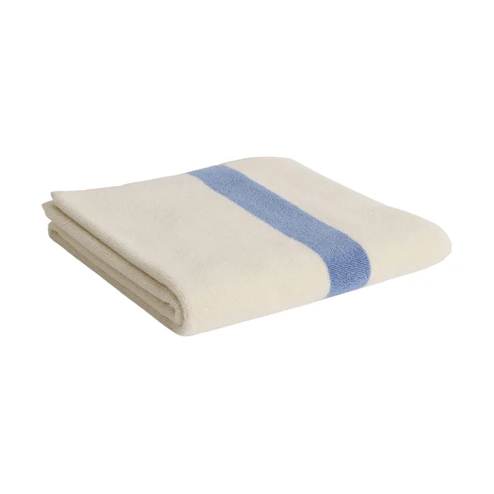 Toalha Stripe - Dusty blue, 70x140 cm - HAY
