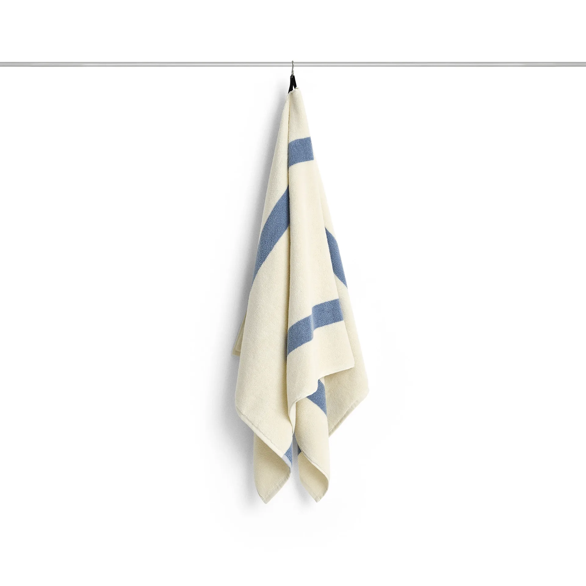 Toalha Stripe, Dusty blue, 70x140 cm HAY