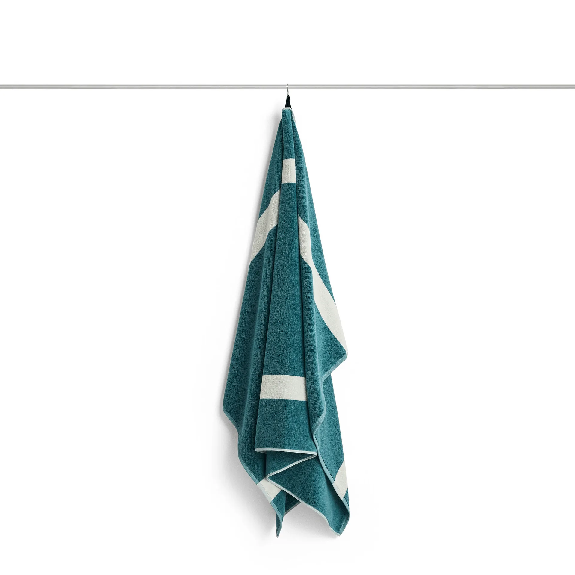Toalha Stripe, Petrol blue, 100x150 cm HAY
