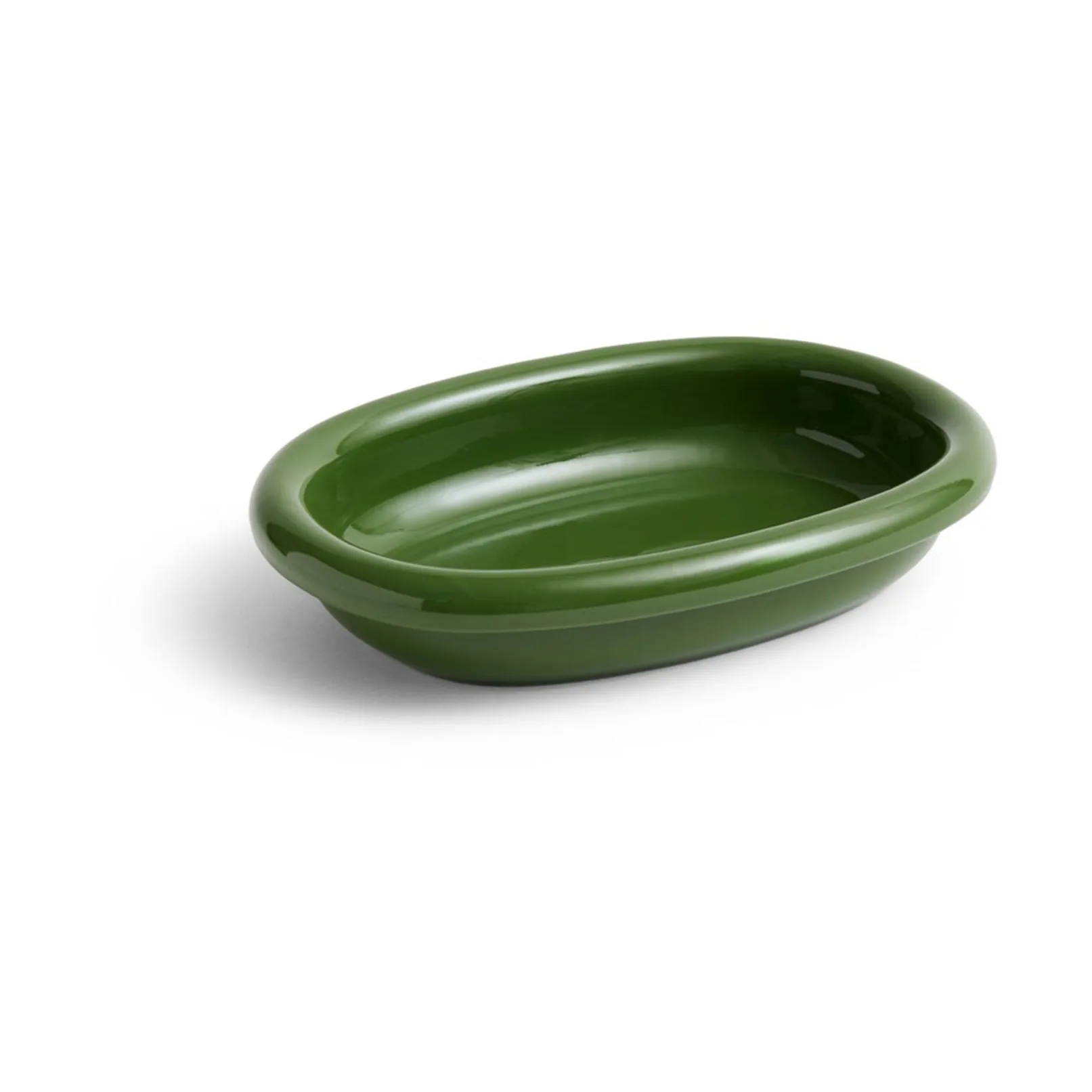 Travessa de servir oval Barro, Green, small 20x27,5 cm HAY