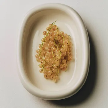 Travessa de servir oval Barro - Off-white, large 27x36 cm - HAY