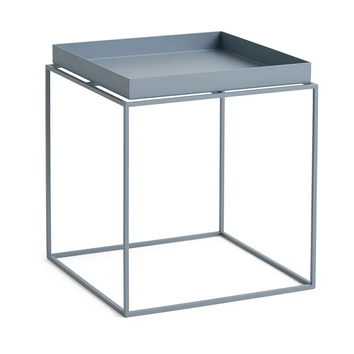 Tray Table mesa de apoio média - Pigeon blue, 40x40x44 cm - HAY