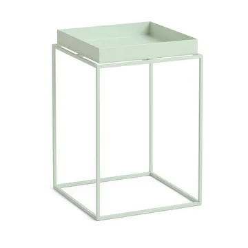 Tray Table mesa de apoio média - Soft mint, 30x30x44 cm - HAY