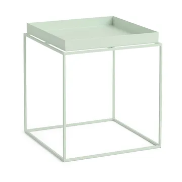 Tray Table mesa de apoio média - Soft mint, 40x40x44 cm - HAY