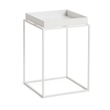 Tray Table mesa de apoio média - White, 30x30x44 cm - HAY