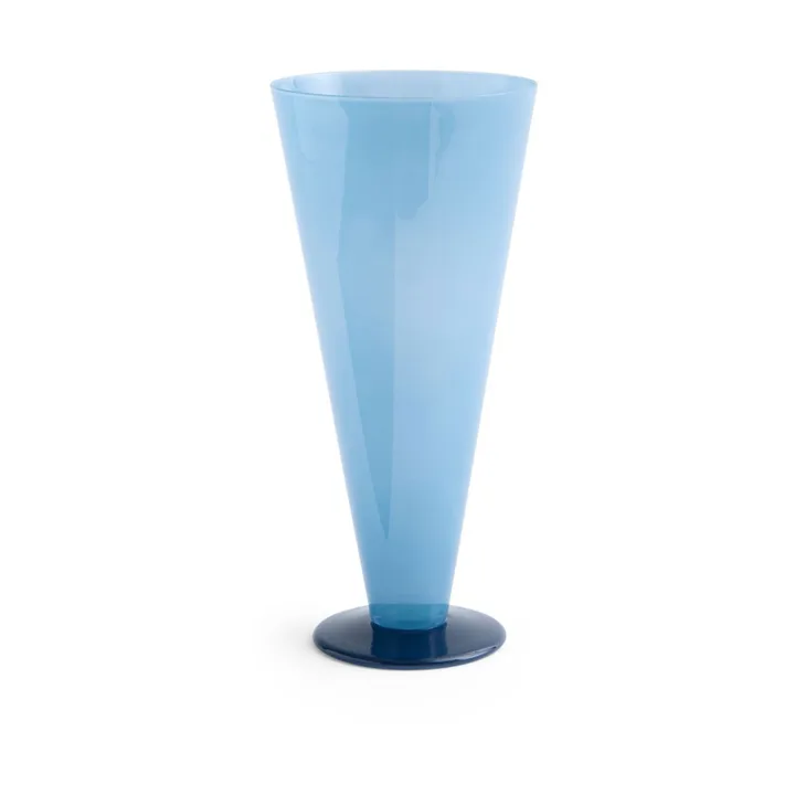 Vaso Conical - Petrol blue-dark blue, large - HAY