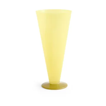 Vaso Conical - Yellow-lime green, large - HAY