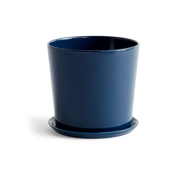 Vaso de flores Botanical Family XL Ø22 cm - Azul escuro - HAY