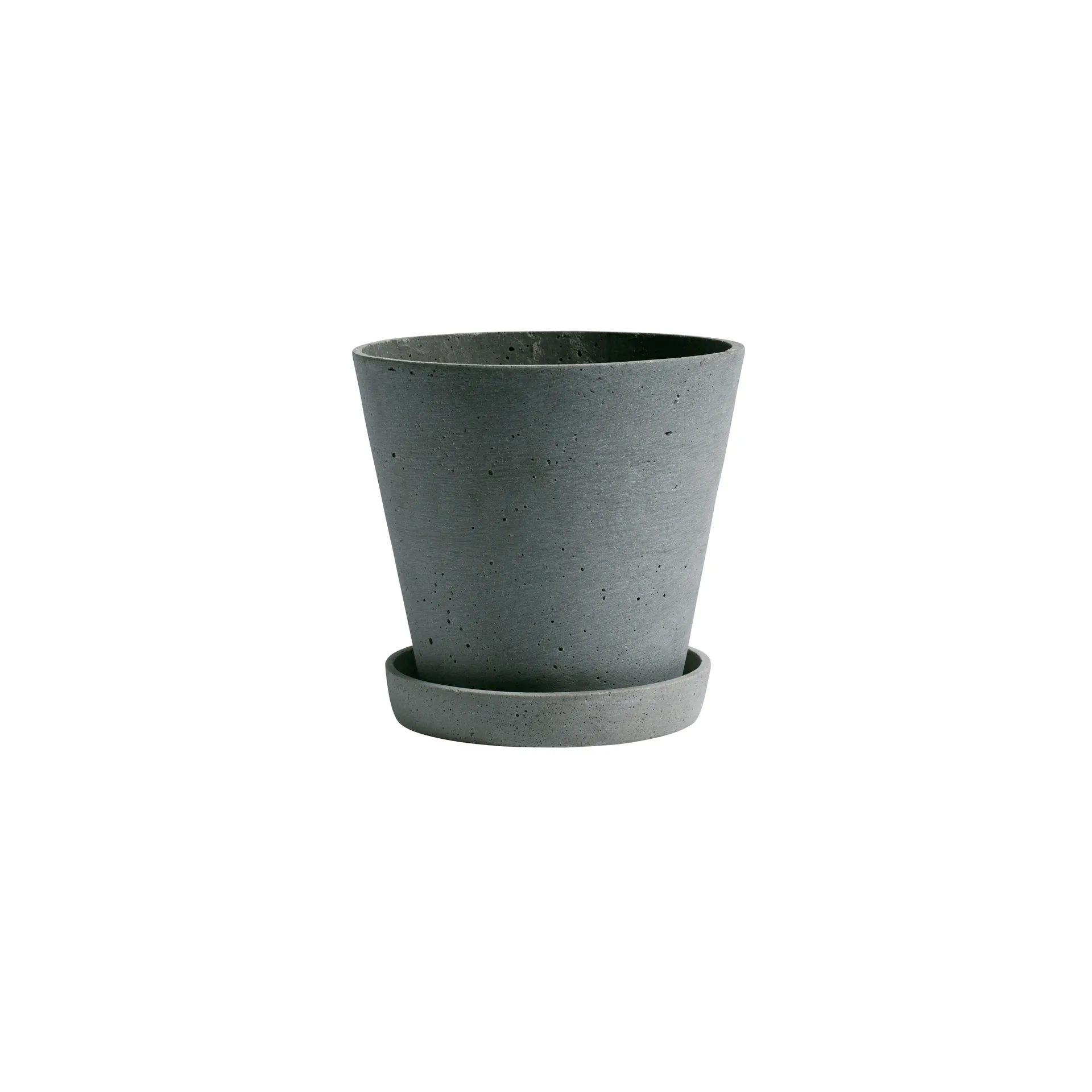 Vaso de flores com prato HAY M, Verde HAY