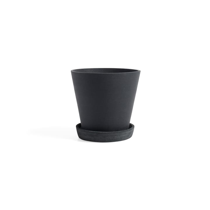 Vaso de flores com prato HAY S - Preto - HAY