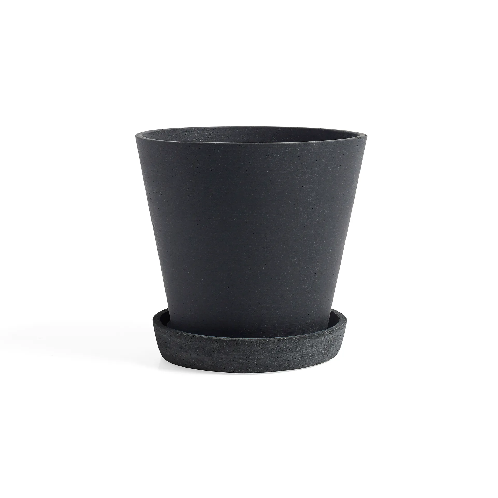 Vaso de flores com prato HAY XL, Preto HAY