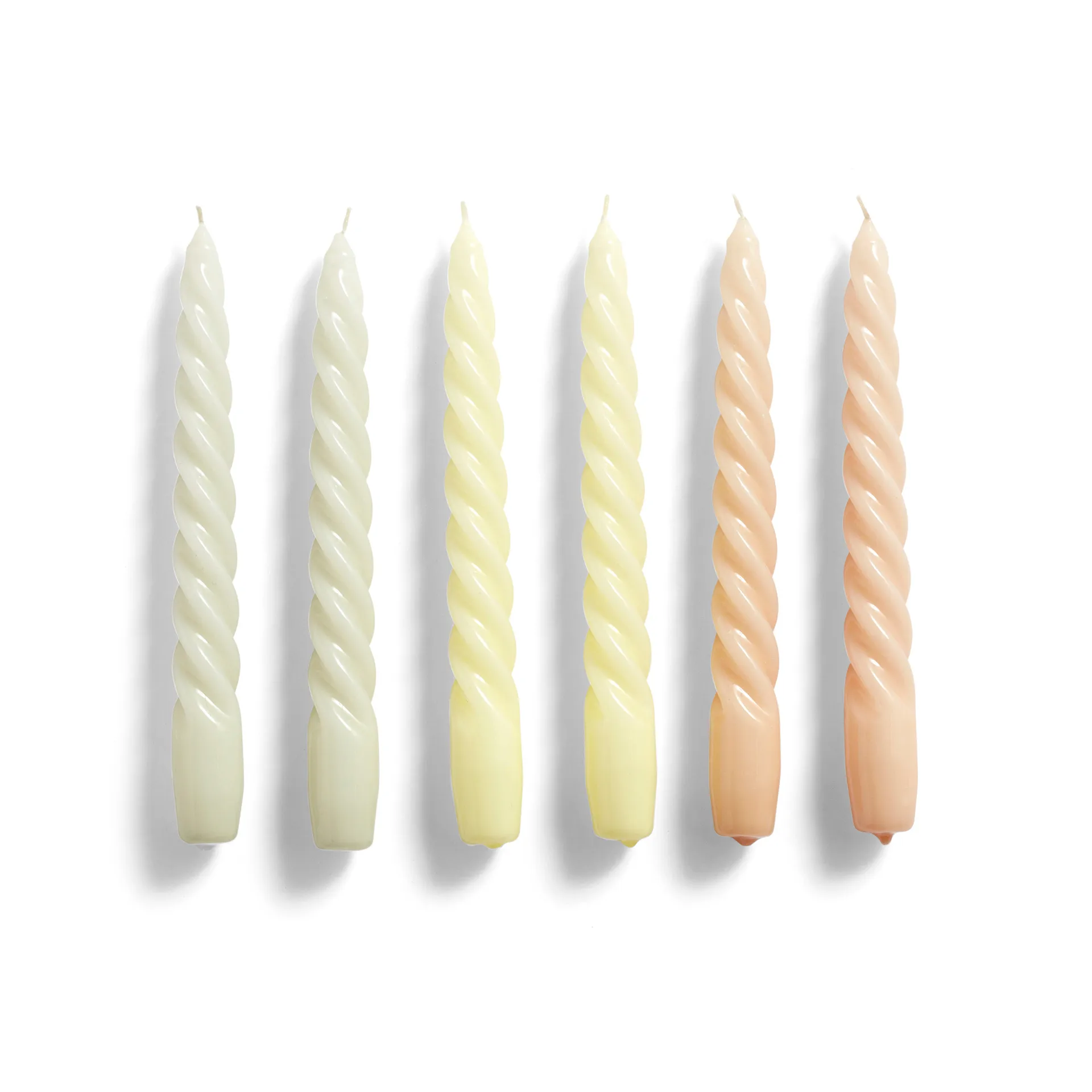 Vela Candle Twist 6 unidades,  HAY