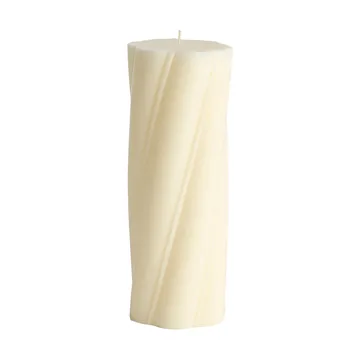 Vela cilíndrica Soft Serve Candle - Ivory, Ø9,5x24,5 cm - HAY