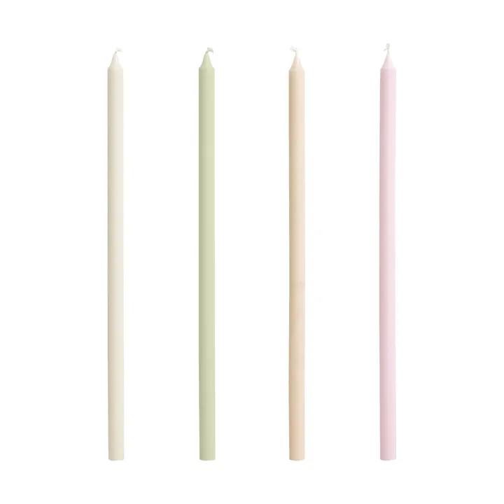 Velas Slim 4-pack - Pastéis - HAY