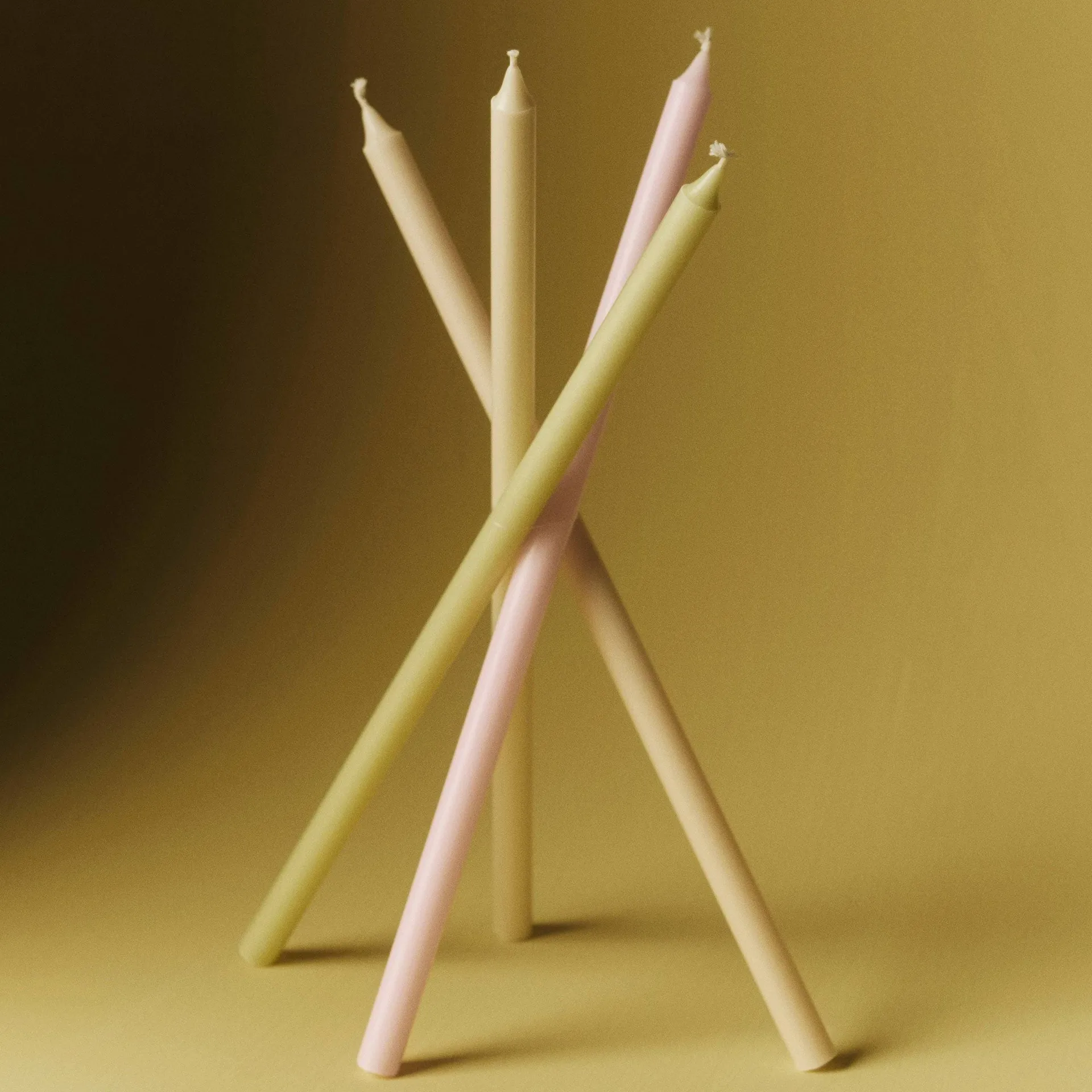 Velas Slim 4-pack, Pastéis HAY