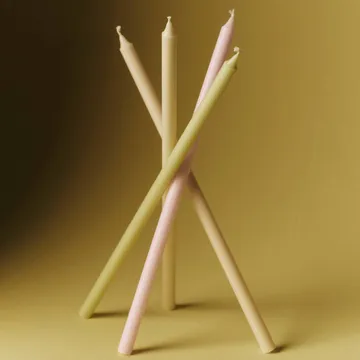 Velas Slim 4-pack - Pastéis - HAY
