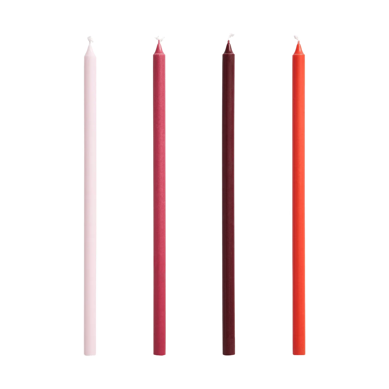 Velas Slim 4-pack, Pink-red HAY