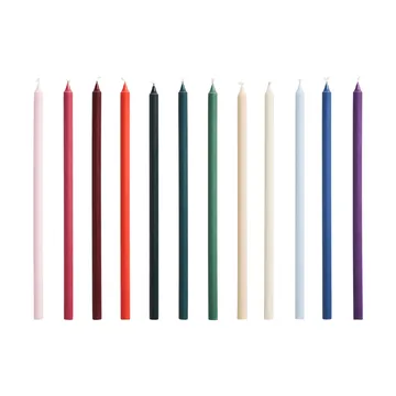 Velas Slim, pack de 12 - Multicolor - HAY