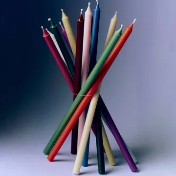 Velas Slim, pack de 12 - Multicolor - HAY