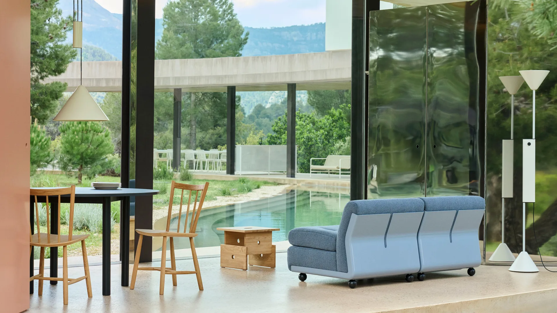 Wood Box mesa de centro, Carvalho envernizado HAY