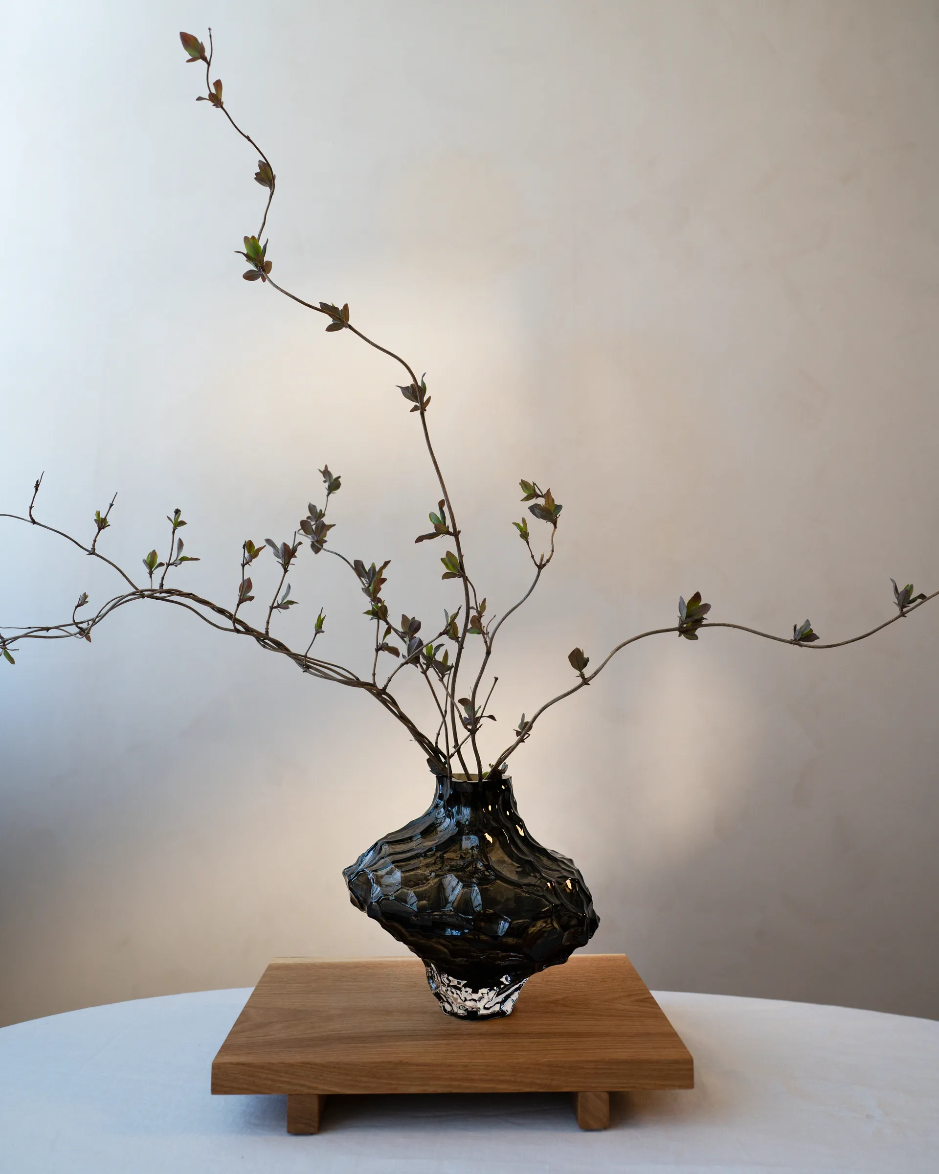 Canyon vaso grande 23 cm, New smoke Hein Studio