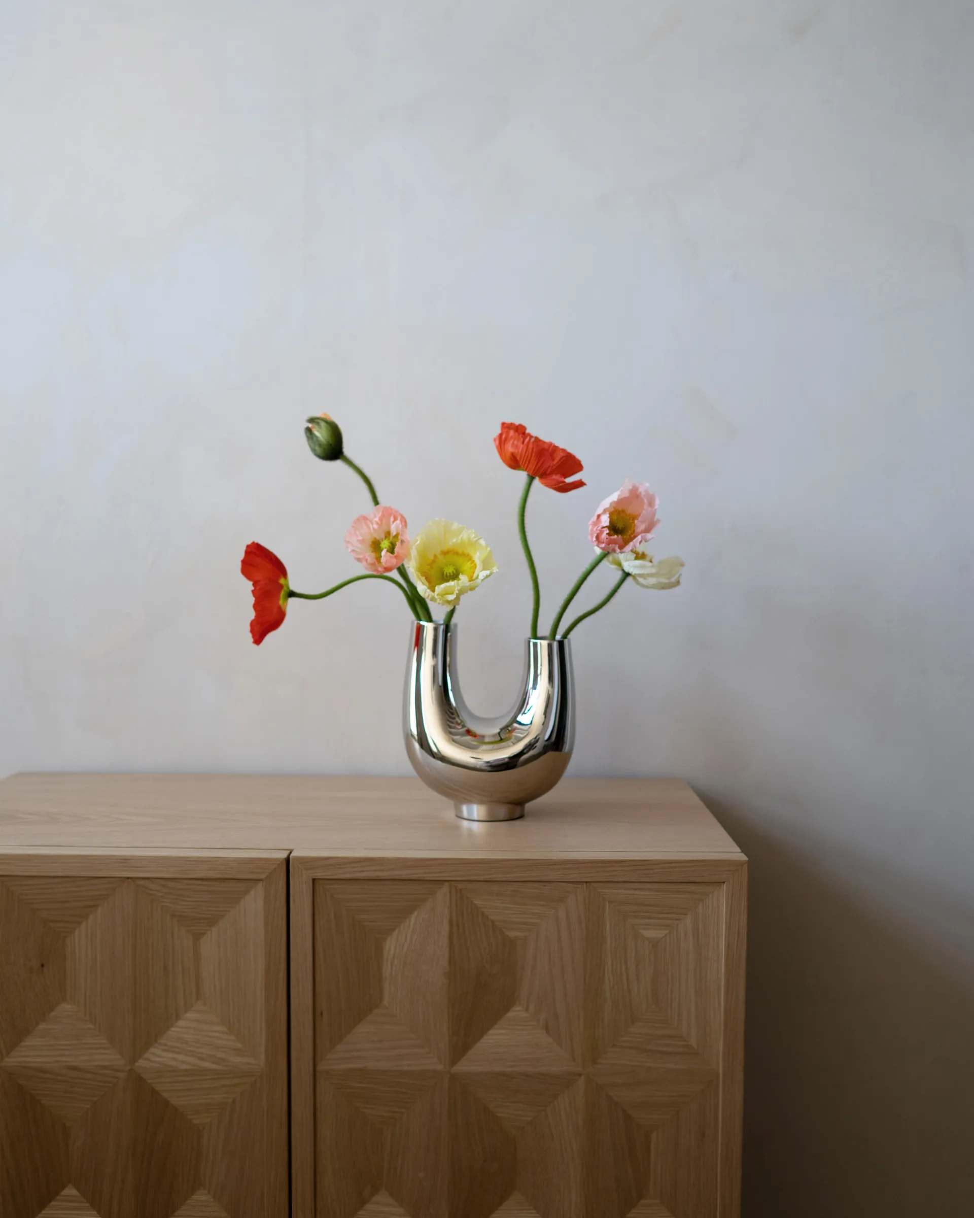 Kenzan vaso, Níquel Hein Studio