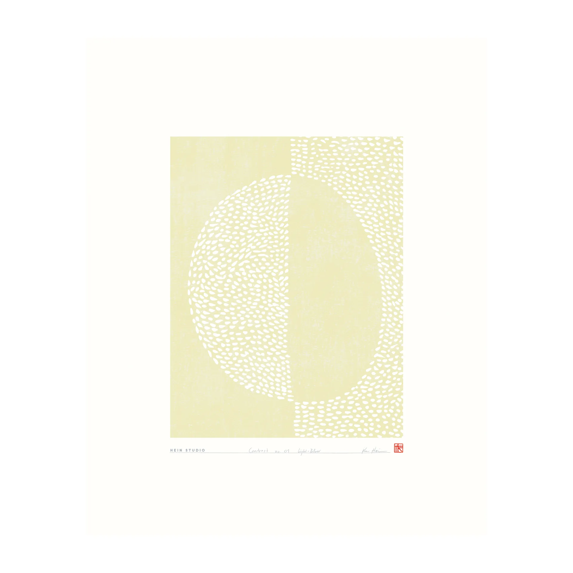 Poster contrast 40x50 cm , No 01  Hein Studio