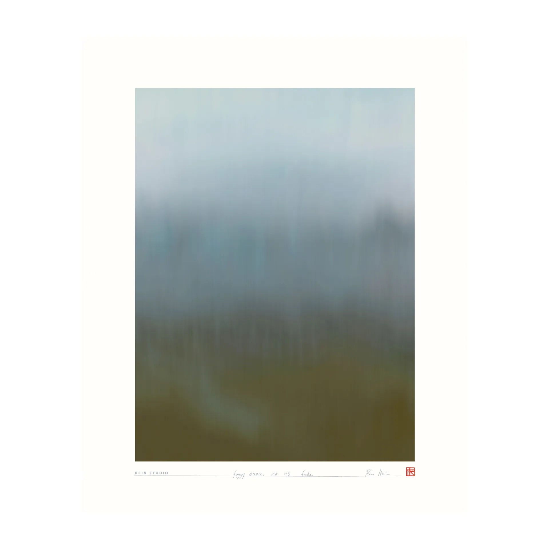 Poster Foggy Dawn 40x50 cm, No 03 Hein Studio
