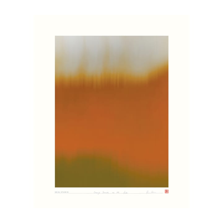 Poster Orange Sunrise 40x50 cm  - No 02  - Hein Studio
