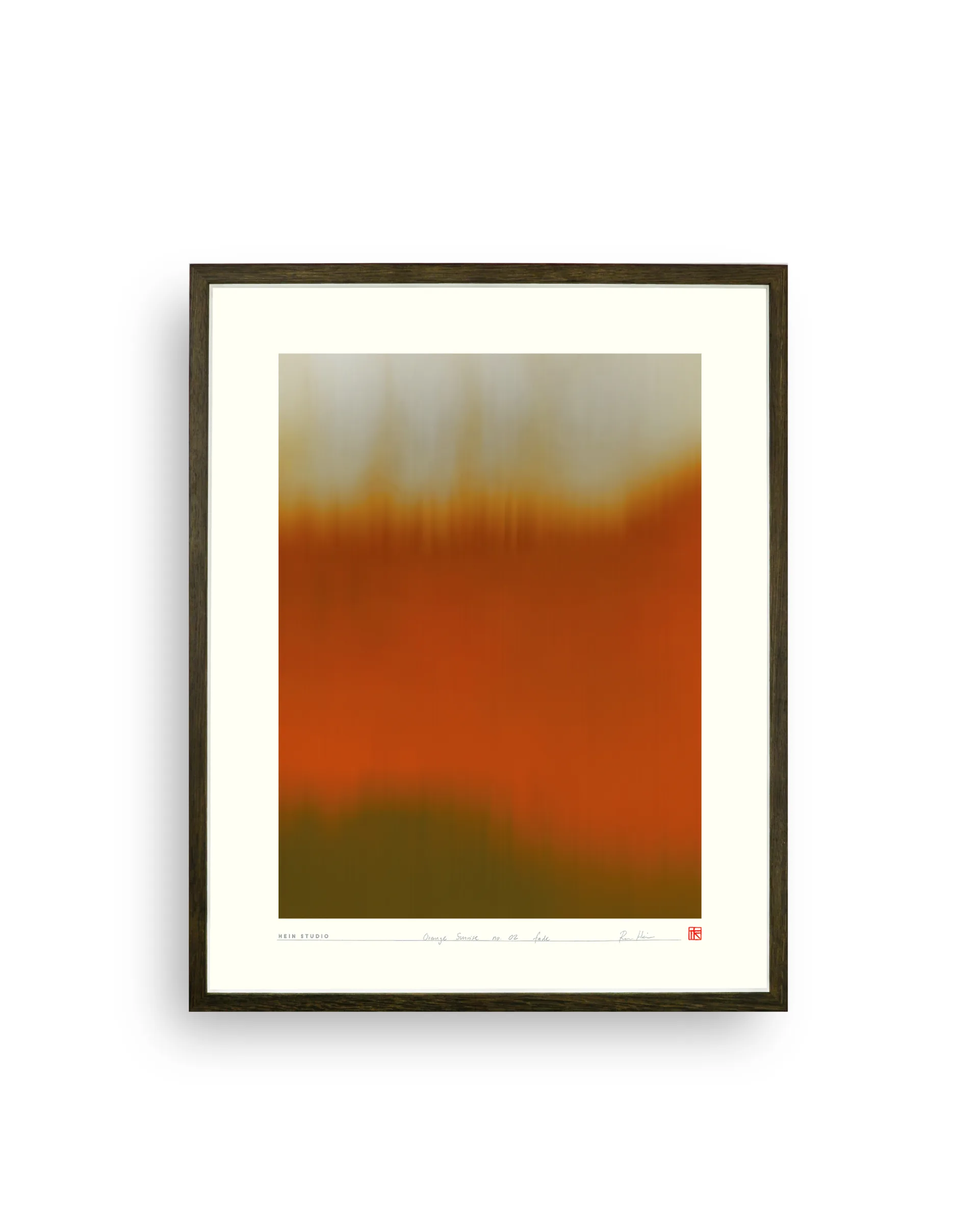 Poster Orange Sunrise 40x50 cm , No 02  Hein Studio