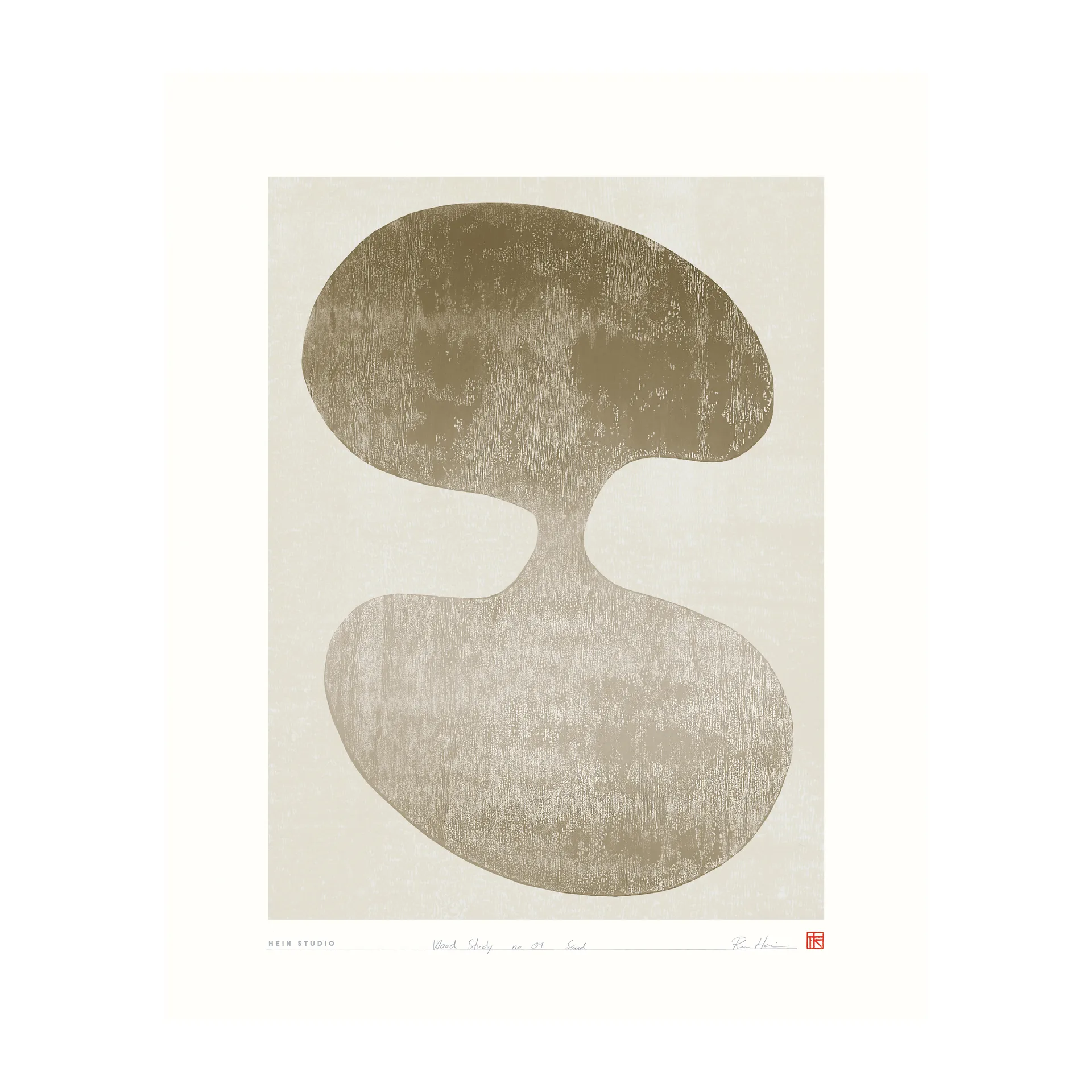 Poster Wood Study 40x50 cm, No 01  Hein Studio
