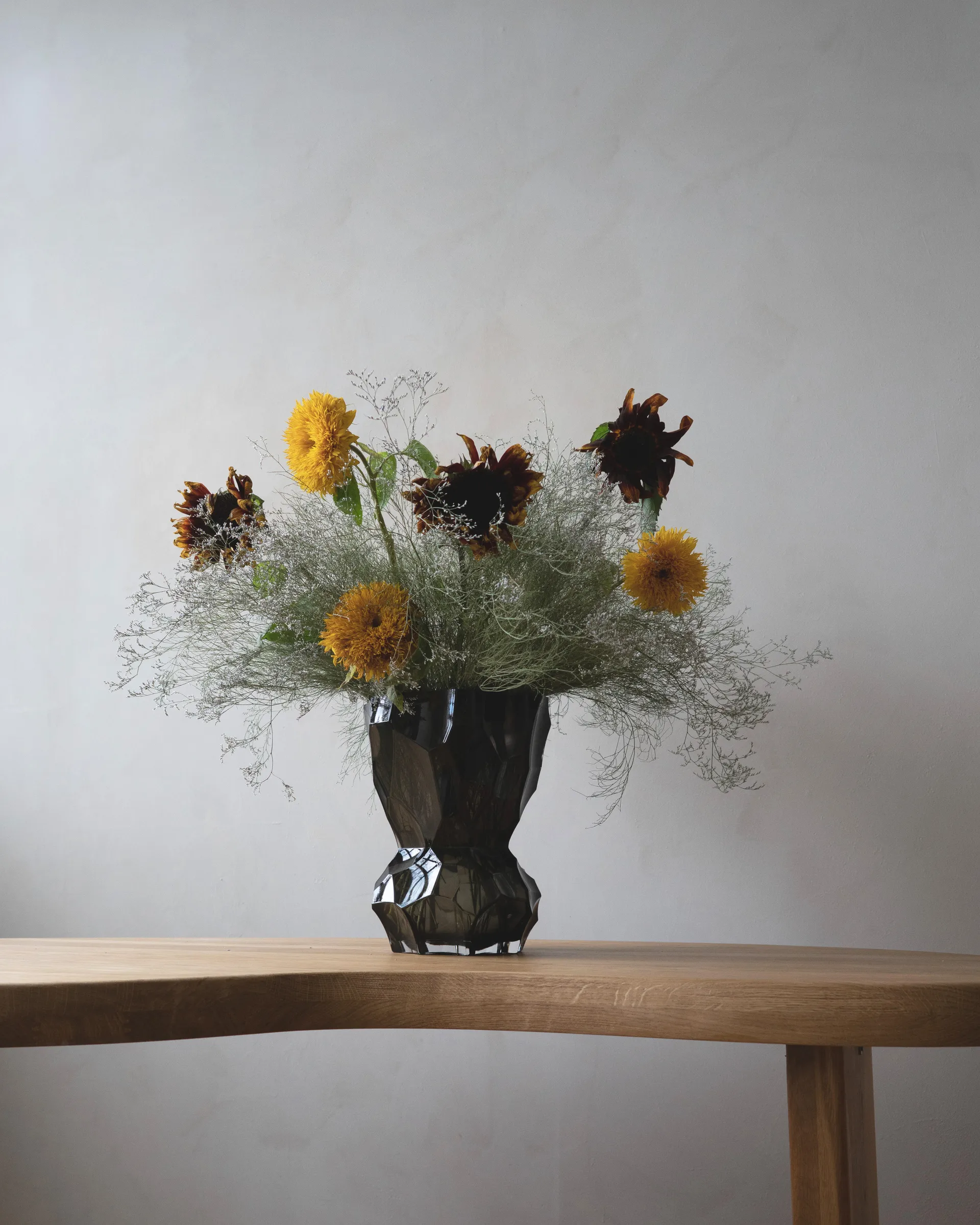 Vaso Reflection 24x30 cm, New smoke  Hein Studio