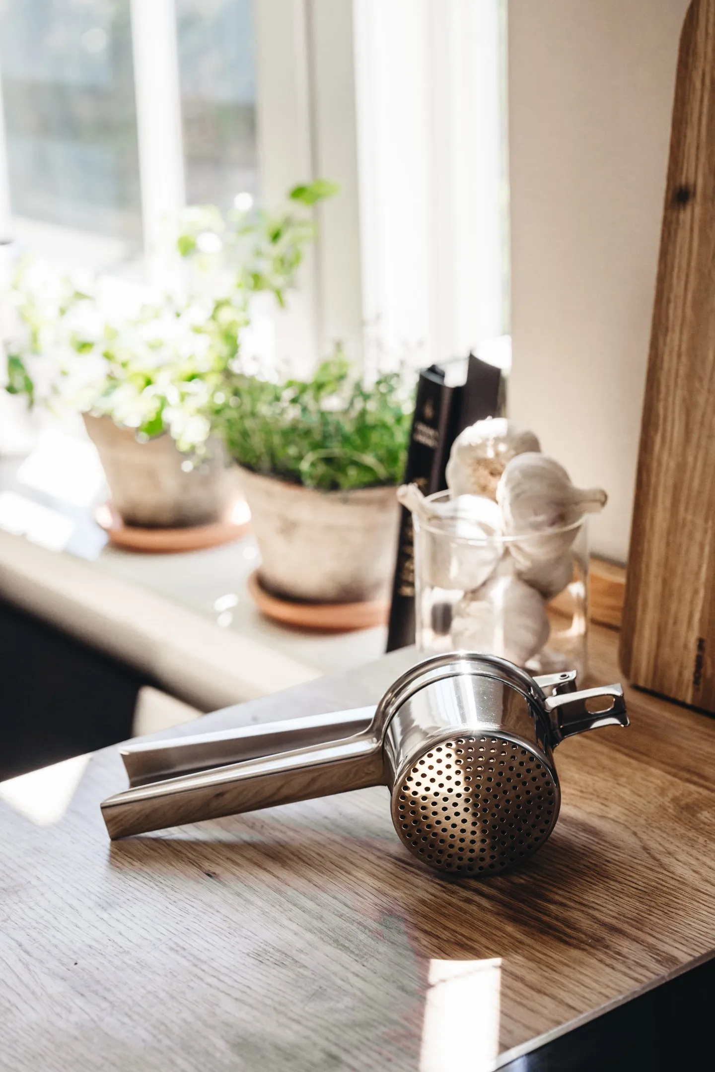 Heirol Steely amassador de batatas, Aço inoxidável Heirol