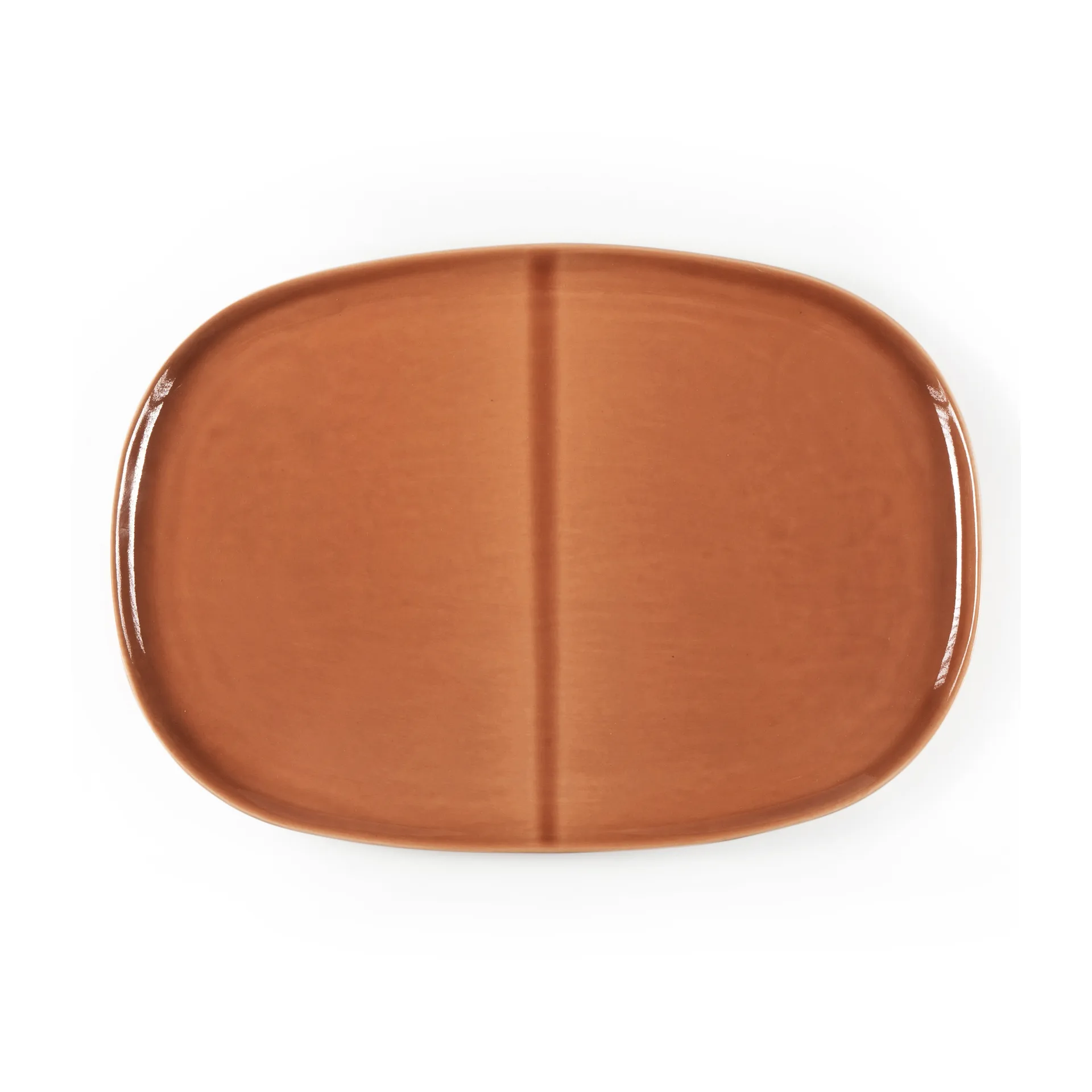 Heirol x Nosse Svelte prato oval 30 cm, Terracota Heirol